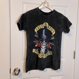 Bravado Guns N Roses stone washed Apetite for Destruction skull tee sz XS